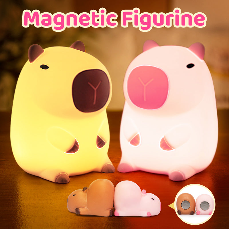 SquishBara | Capybara Squishy Nattelys Ideelt Gave til Alle Aldersgrupper