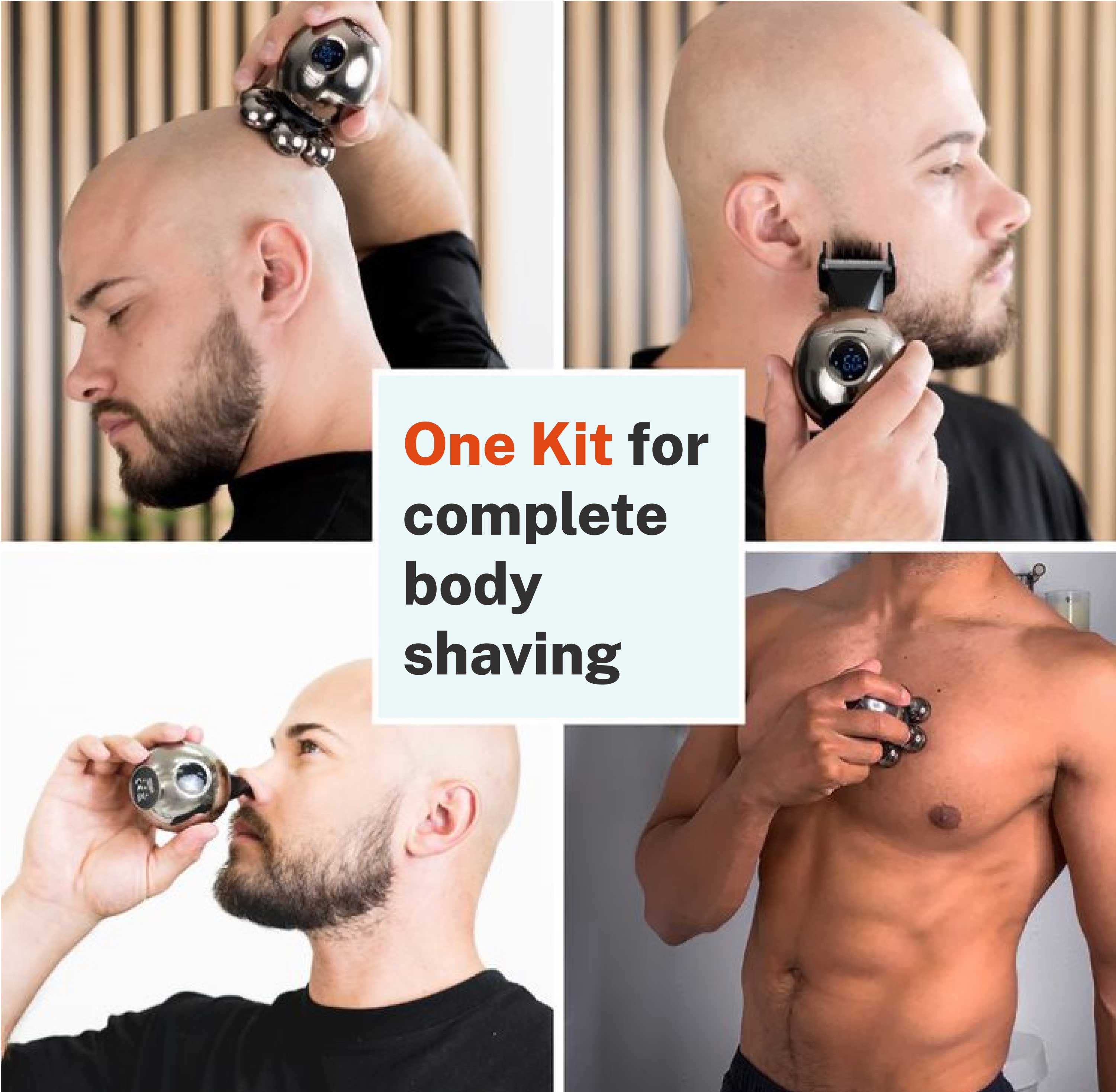 FlexGroom 5-i-1 elektrisk barbermaskine | Præcision, alsidighed og stil-zarada.dk
