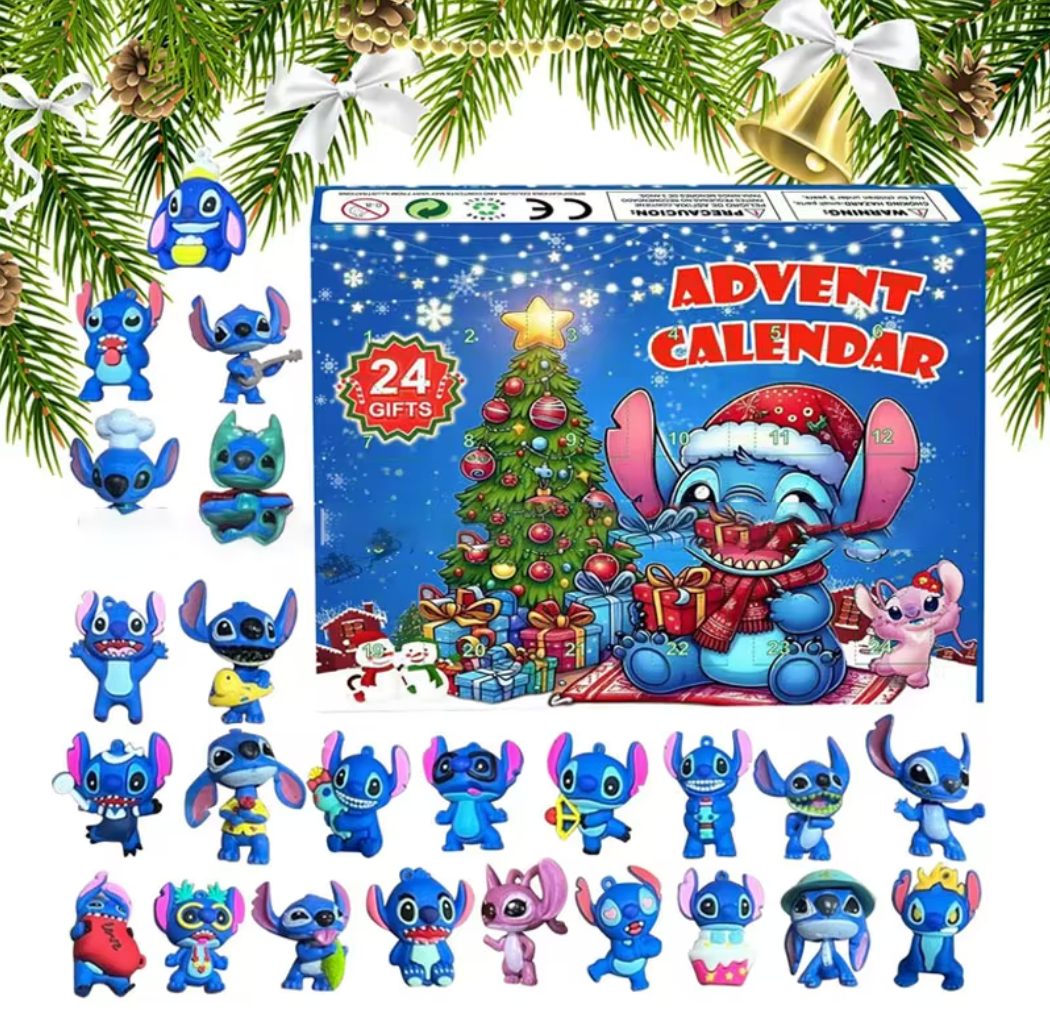 FamilieJoy Julekalender 2025 | Udfordrende overraskelser til alle med Stitch, Fodbold, Puslespil & Krystaller
