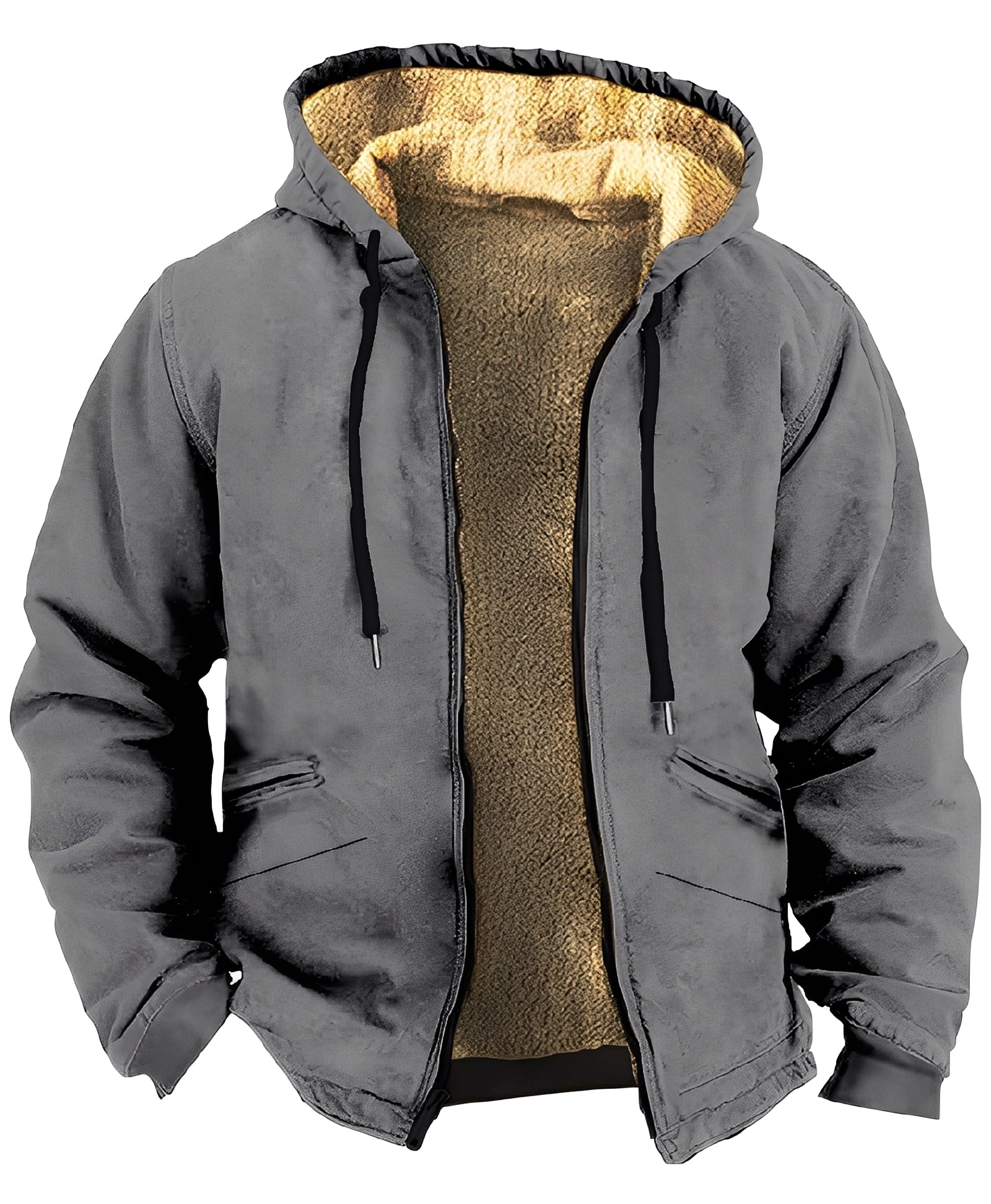 Mervin Herre Vest – Farveblok Hoodie i Blødt & Åndbart Stof