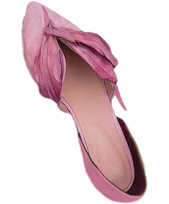 BloesemStap Dame Sko – Elegante Flats med Florale Detaljer