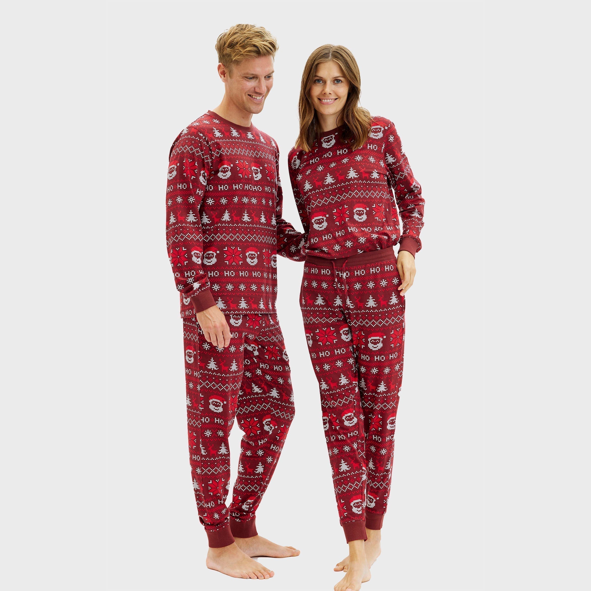 HoHoJams | Passende julepyjamas Ho Ho Ho Festlig nattøj