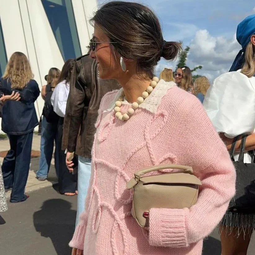 Elodie Kvinders Sweater – Blød & Elegant Sweater med Rund Hals og Behagelige Lange Ærmer