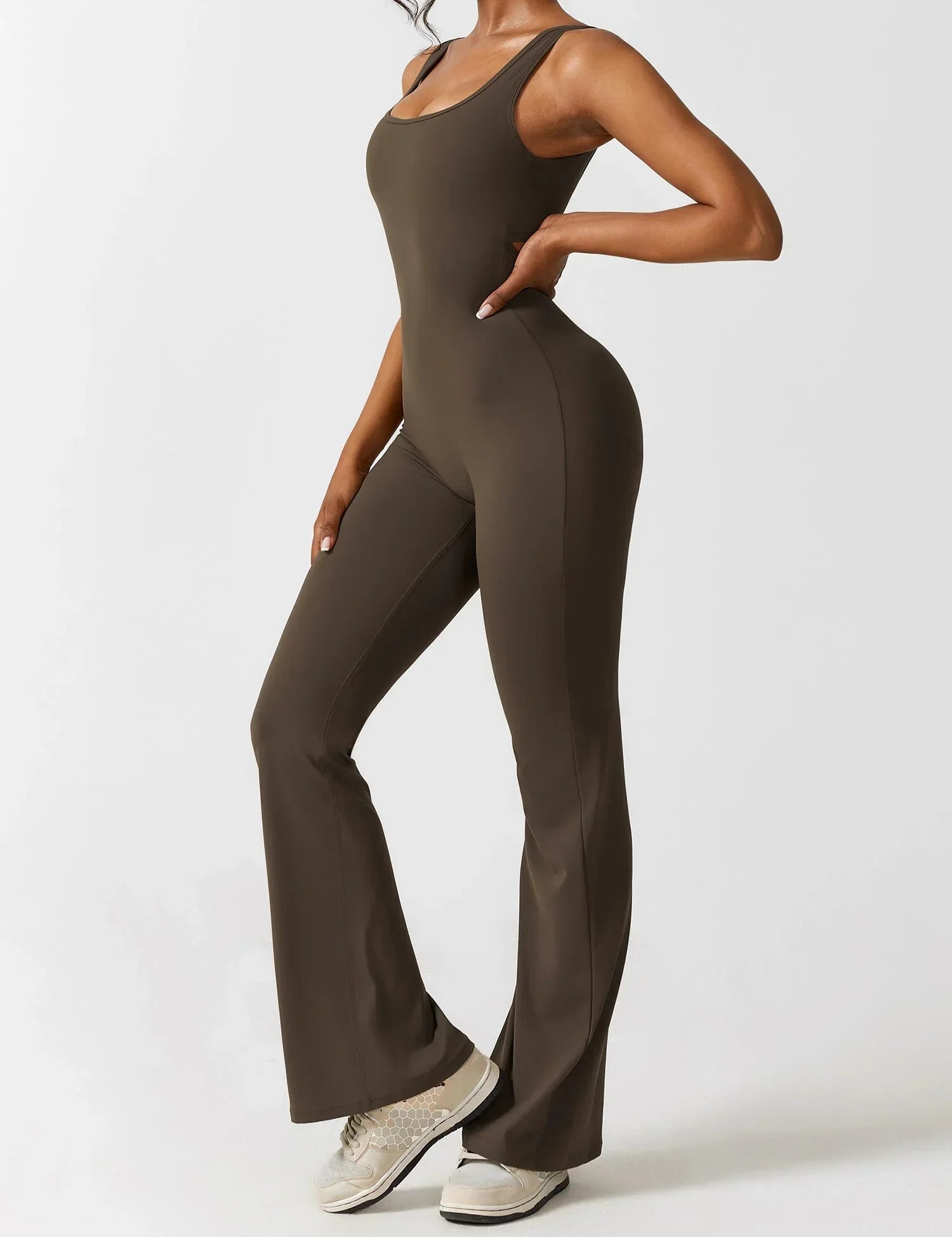 Kyliams | Tætsiddende jumpsuit med brede ben-zarada.dk
