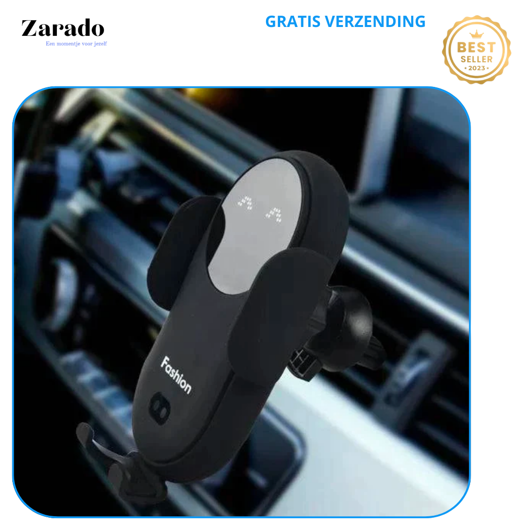 Robo Car Pro | Smart trådløs biloplader til telefonholder-zarada.dk
