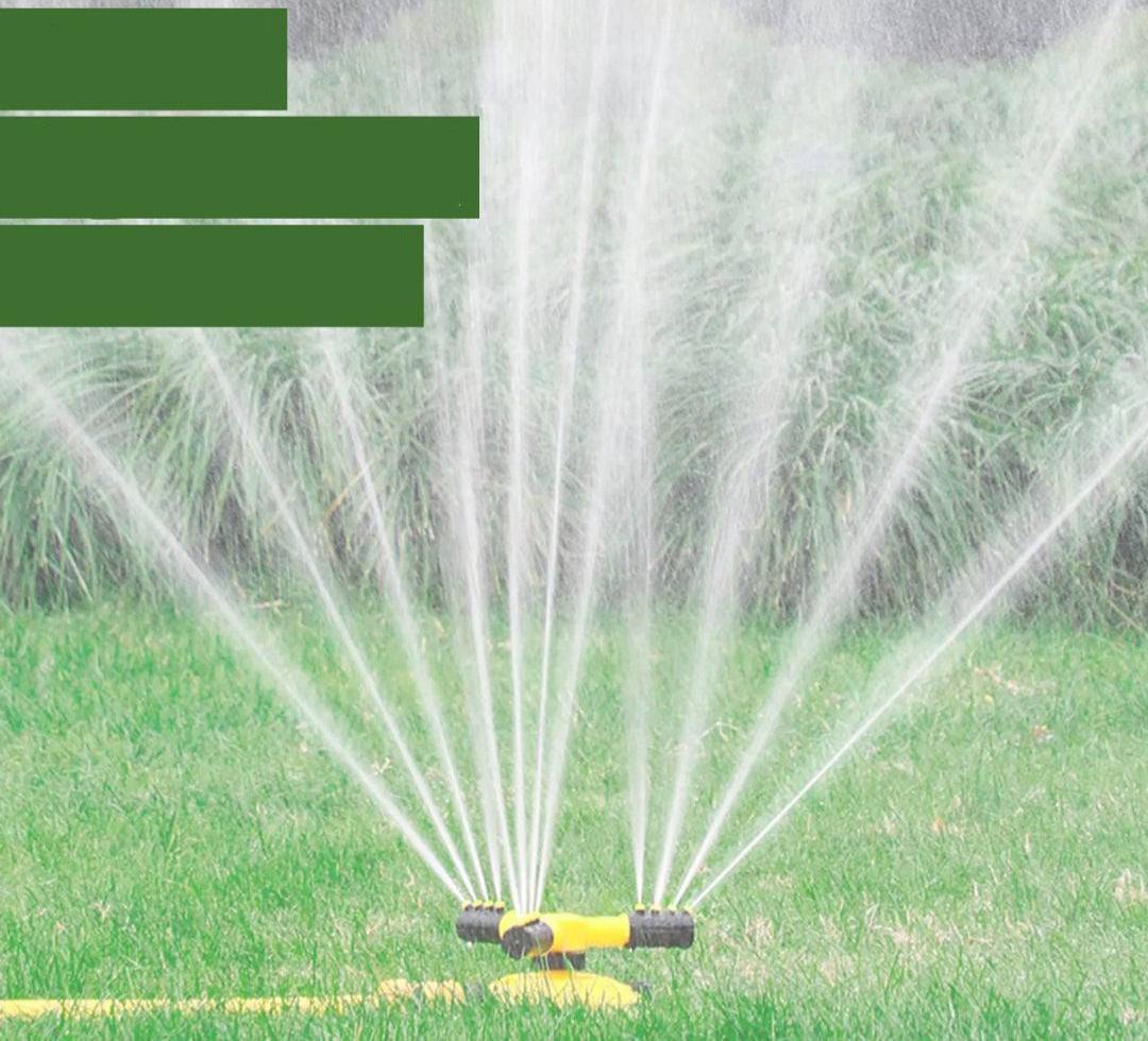 AquaLux 360º Sprinklersystem | Automatisk vandingsløsning med en forstærket 15M slange til optimal havepleje-zarada.dk