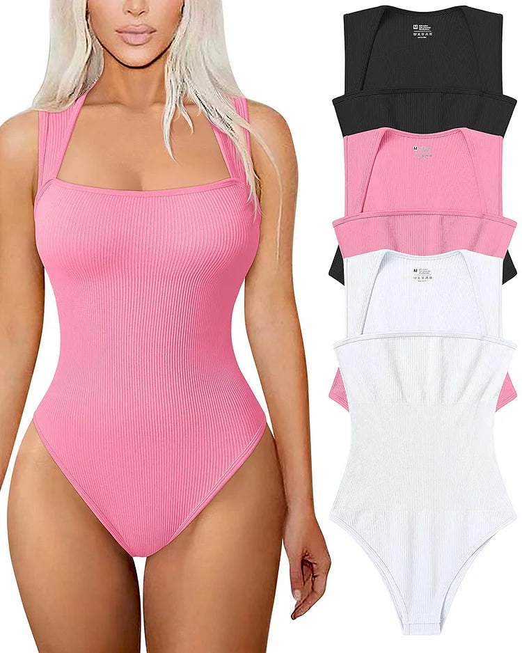 ChicRibbed Bodysuit | Frigør dit indre selvtillid-zarada.dk