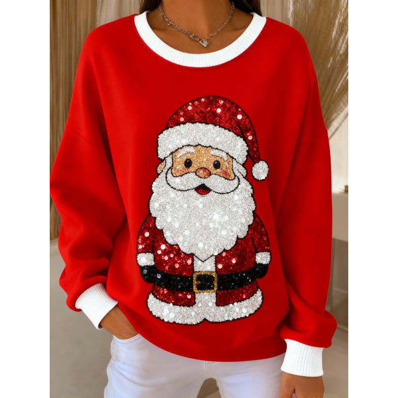 Allison - Glitrende Julemand Sweater