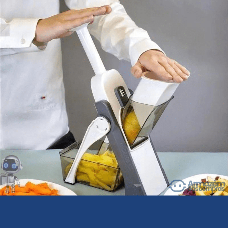 CulinaryElite Multifunktionel Skærer | Rustfrit stålblade til hurtige og præcise snit-zarada.dk
