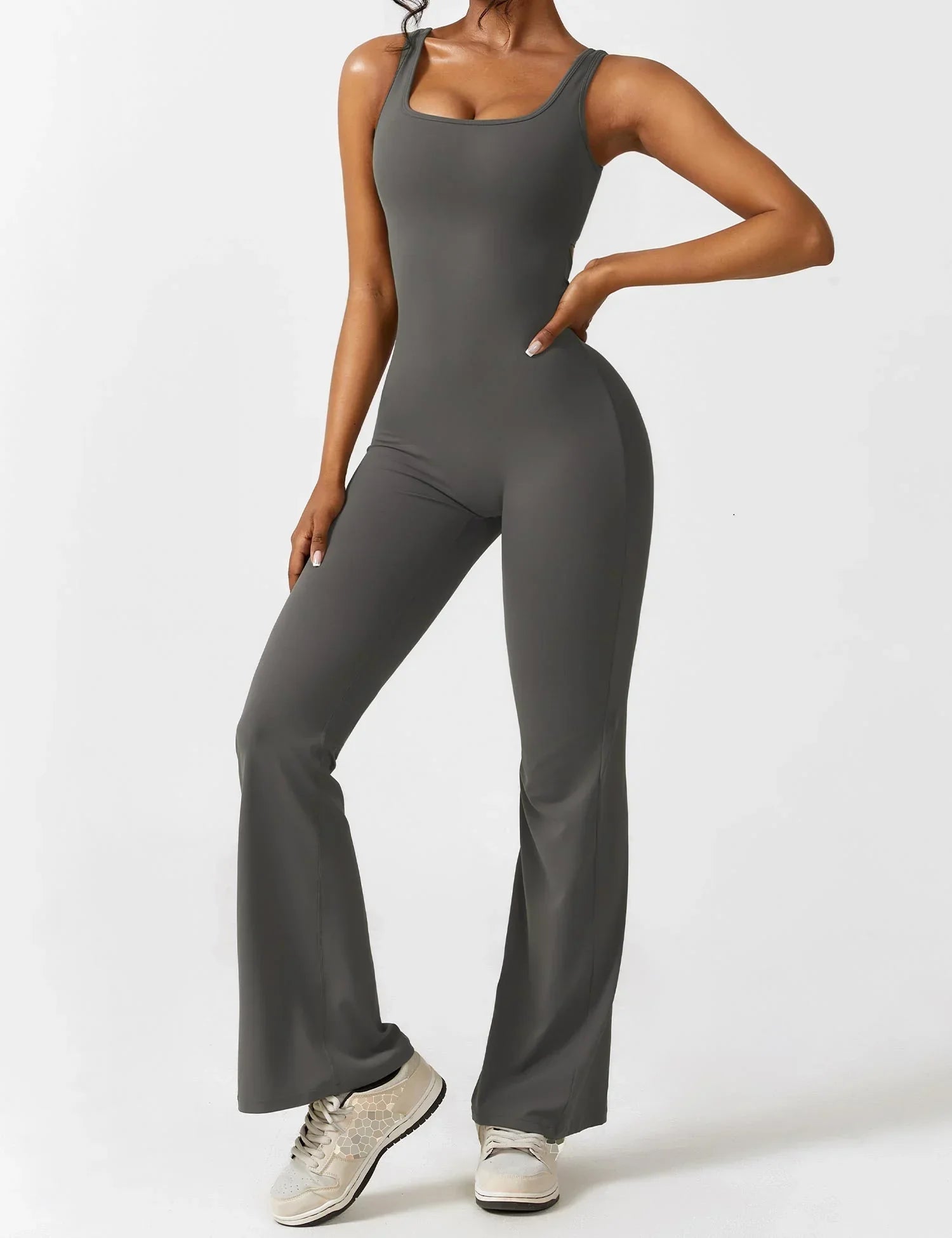 Kyliams | Tætsiddende jumpsuit med brede ben-zarada.dk
