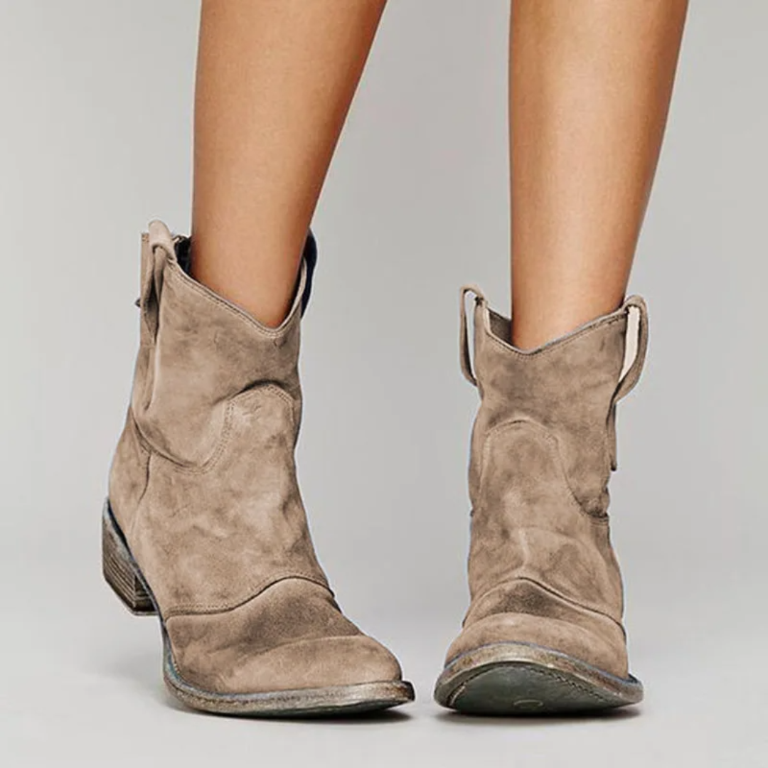 Chloe | Chic Suede Ankelstøvler