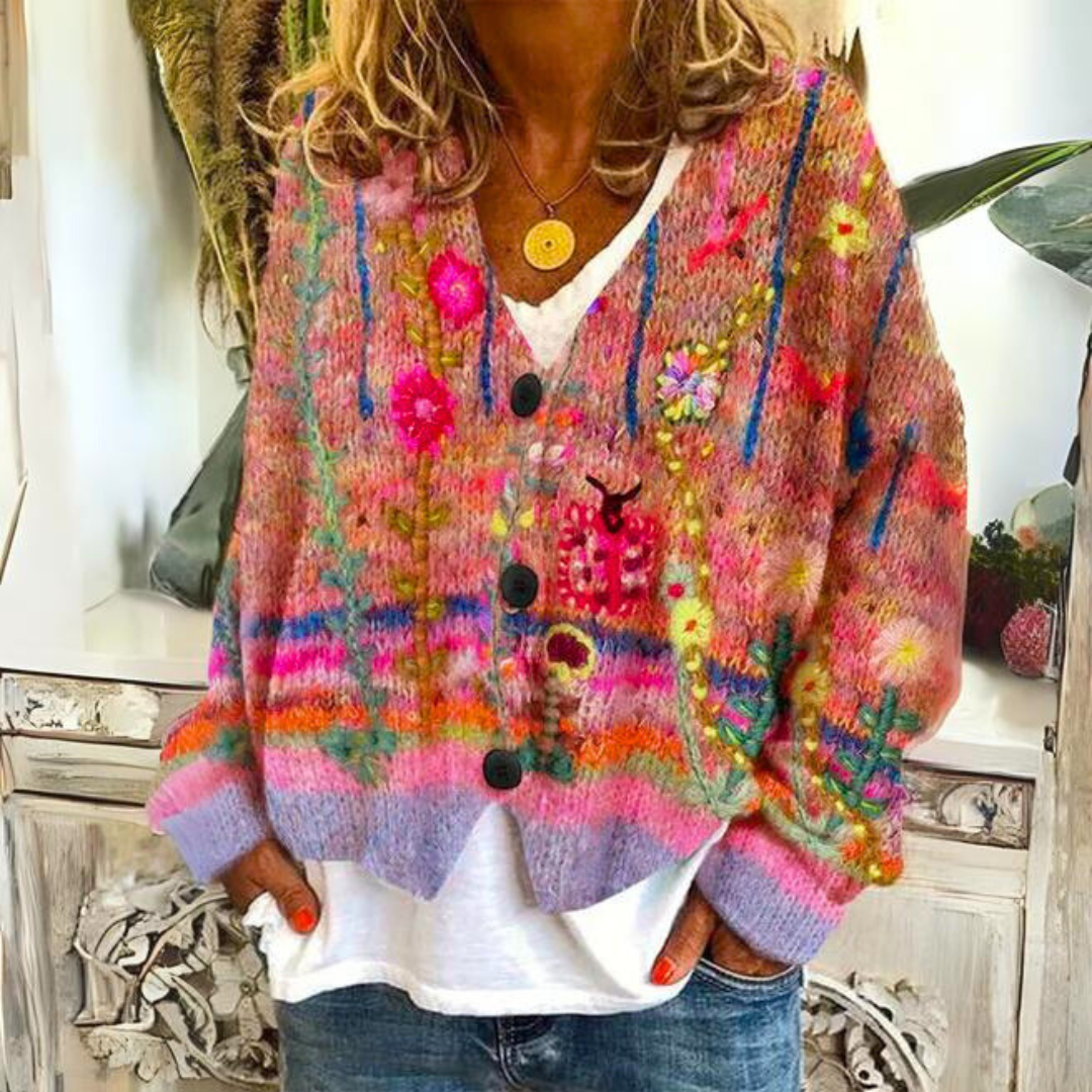 Marie Kvinde Mohair Cardigan – Luksuriøs & Blød Sweater med Elegant og Komfortabel Stil