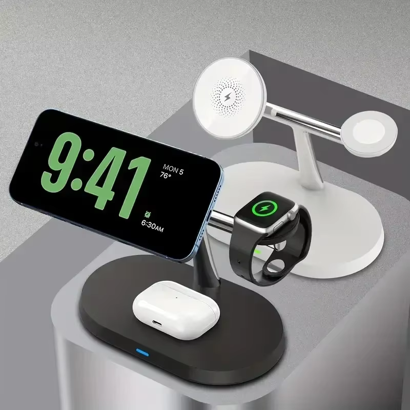 MagCharge 3-i-1 trådløs opladningsstand | Opladning med stil-zarada.dk