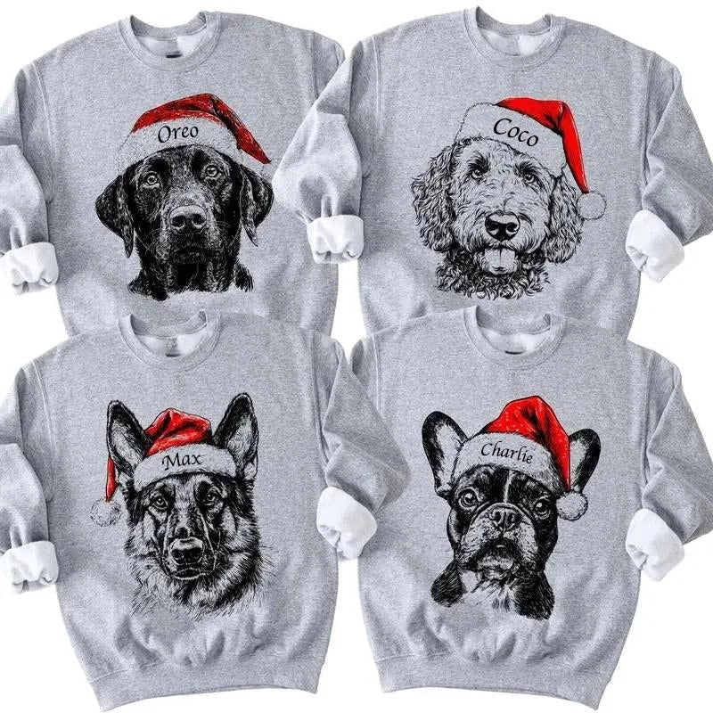 SantaPaws | En personliggjort julesweater med dit kæledyr på