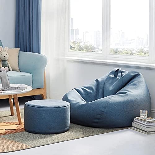 Norvo | Luksuriøs Lin Bean Bag – Ergonomisk & Stilfuld Komfort Møbel