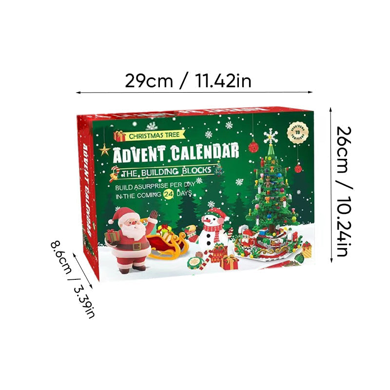 Julgran Adventskalender 2026 – DIY Byggsats för Juldekoration