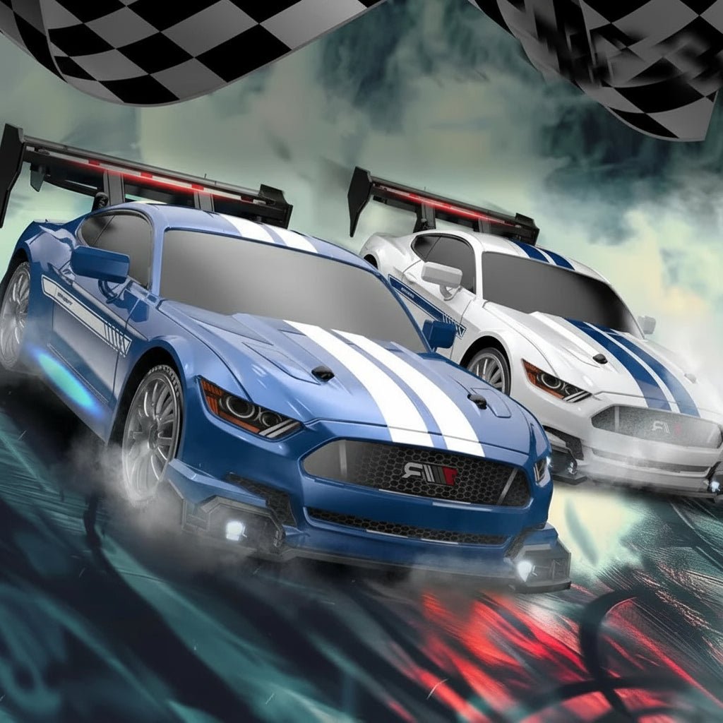 4WD RC Driftbil med Glatte Dæk