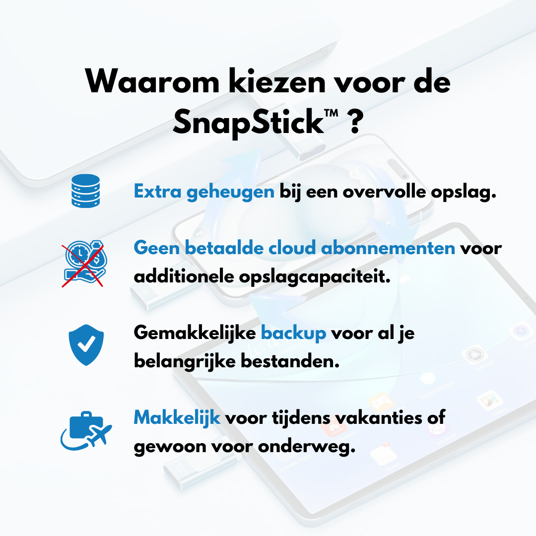 SnapVault 4-i-1 backupstick | Fra telefonen direkte til din USB-zarada.dk