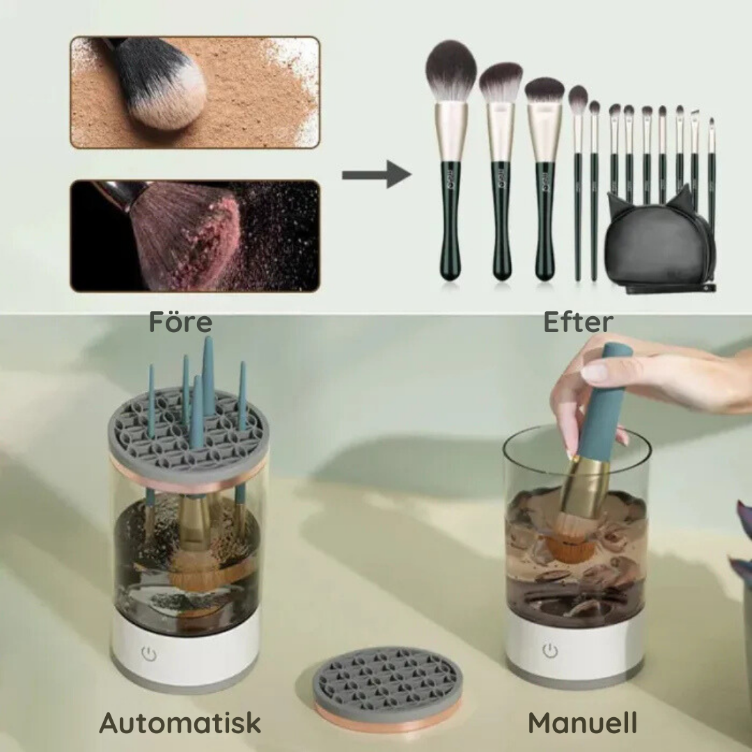 BrushBuddy Pro | Rene pensler, fejlfri makeup-zarada.dk