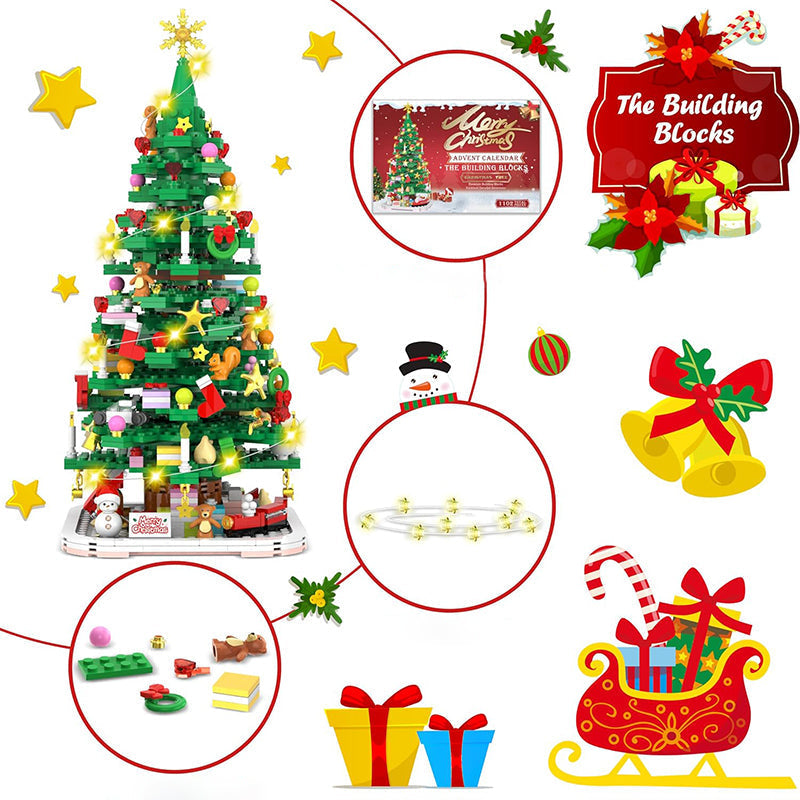 Julgran Adventskalender 2026 – DIY Byggsats för Juldekoration