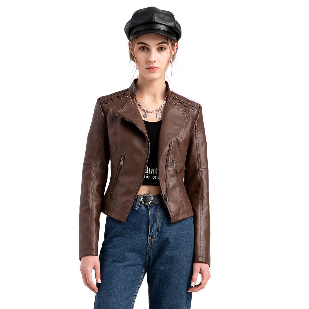 Daphne Kvinders Vintage Stil Kontorjakke – Elegant Fitted Snit med Usynlig Lynlås & Piped Lommer