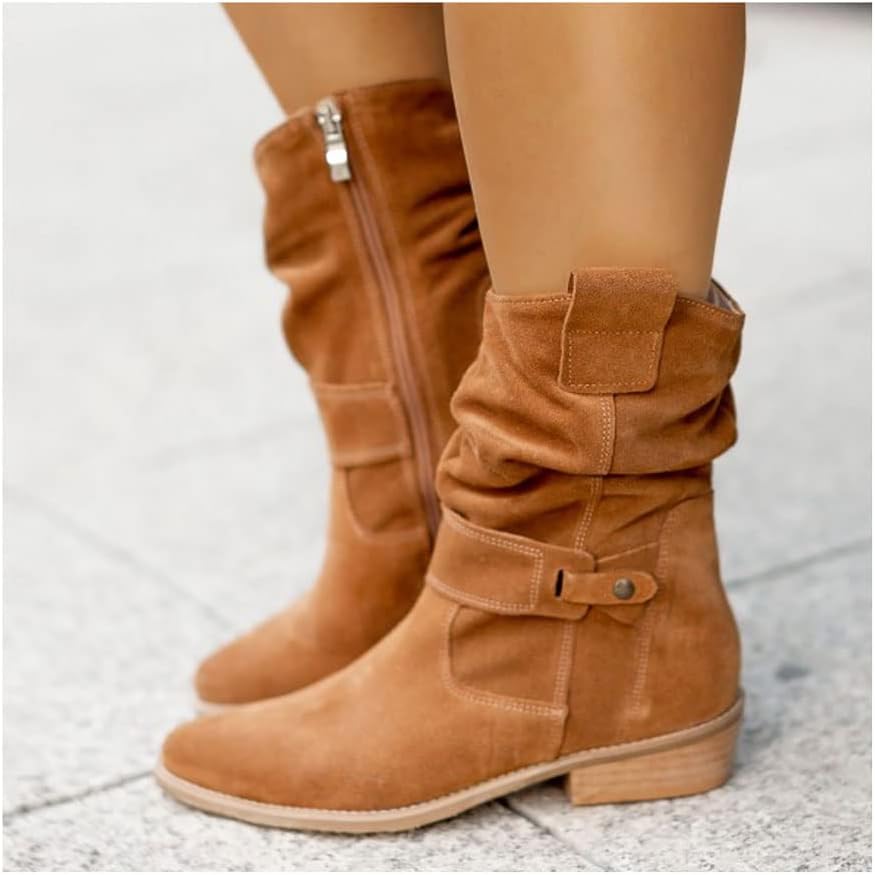 Amelia | Stilfulde Suede Knæstøvler