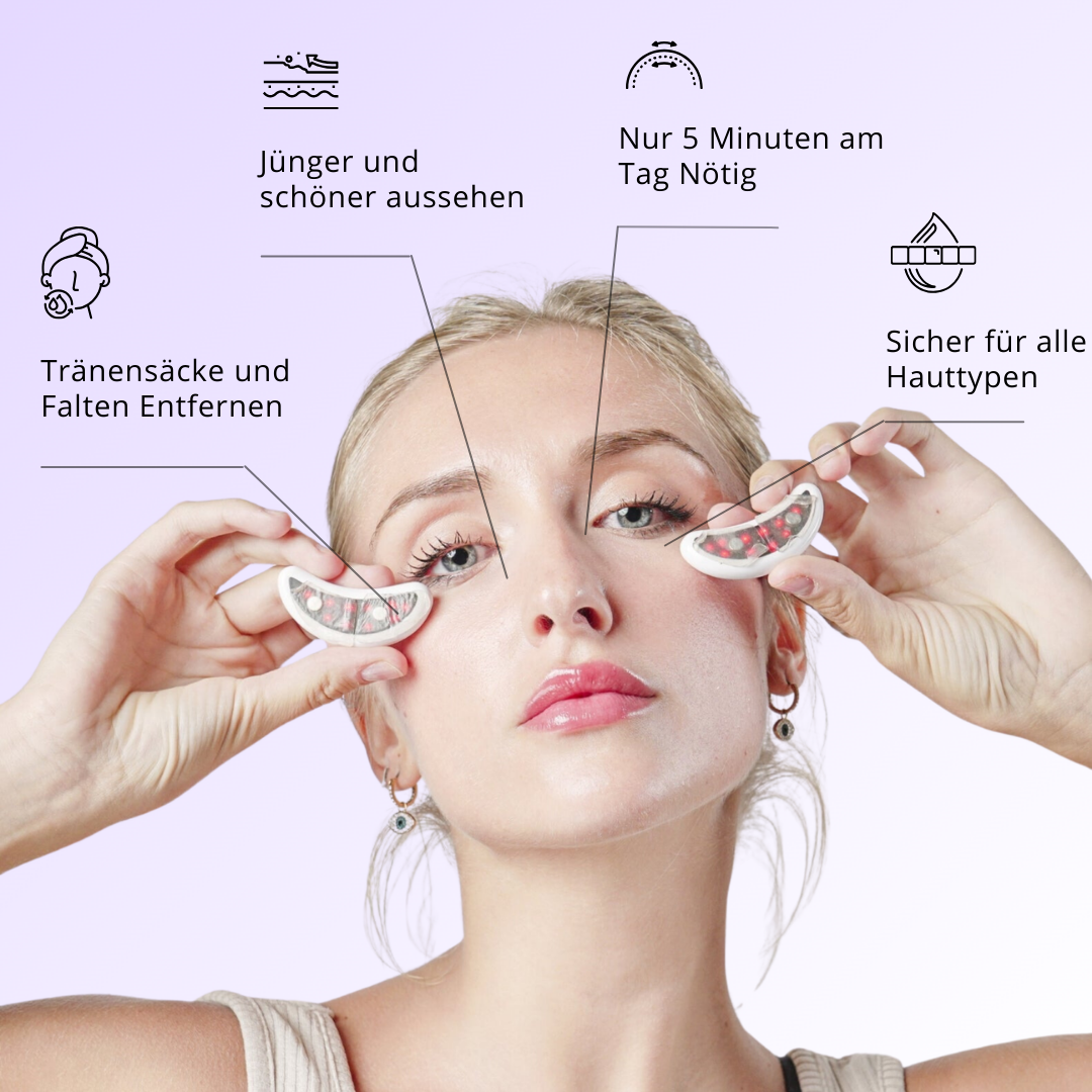 GlowRelax EMS Øjenmassageapparat | Revitaliser Dine Øjne, Slap Af i Dit Sind-zarada.dk