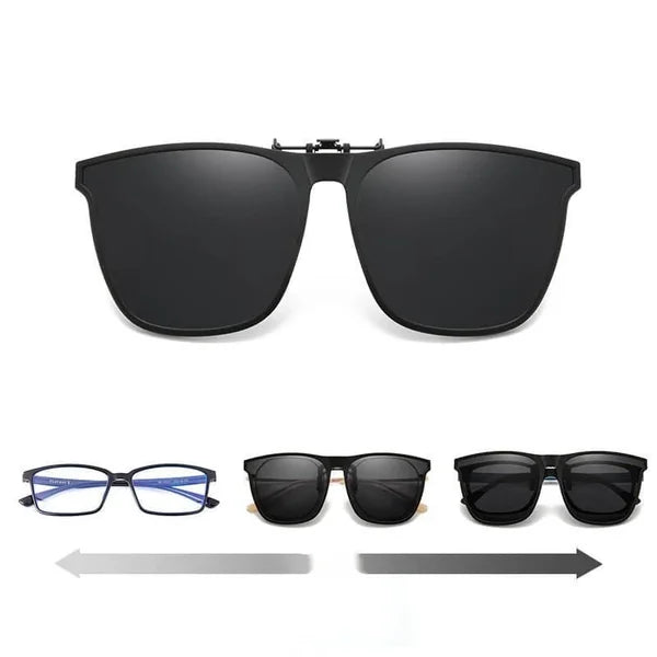 SunGuard | Forvandl dine almindelige briller til en stilfuld polariseret solbrille på et sekund