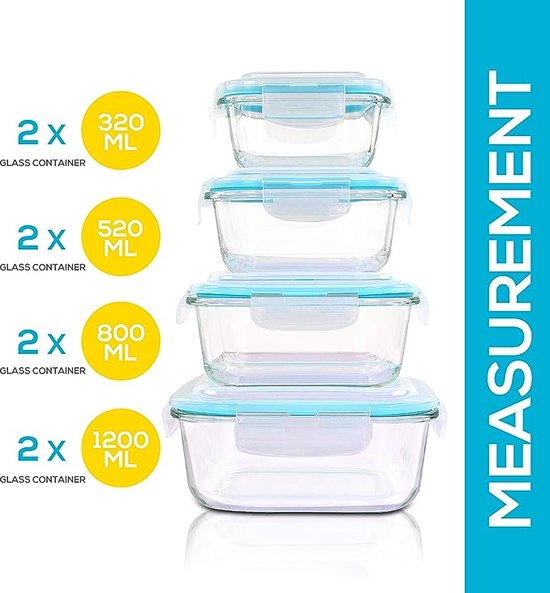 Bento PureGlass | Madkasse af borosilikatglas-zarada.dk