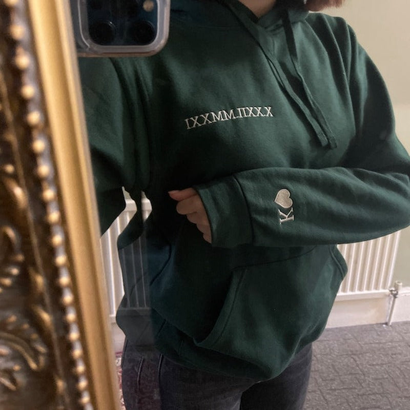 DateWear | Tilpassede Sweatshirts med Relaxed Fit og Dato Personalisering