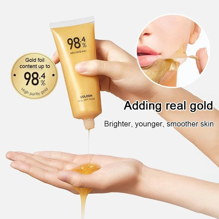 GoudenAura Luksus Peel-Off Maske | Forfiner huden og giver en strålende glød-zarada.dk