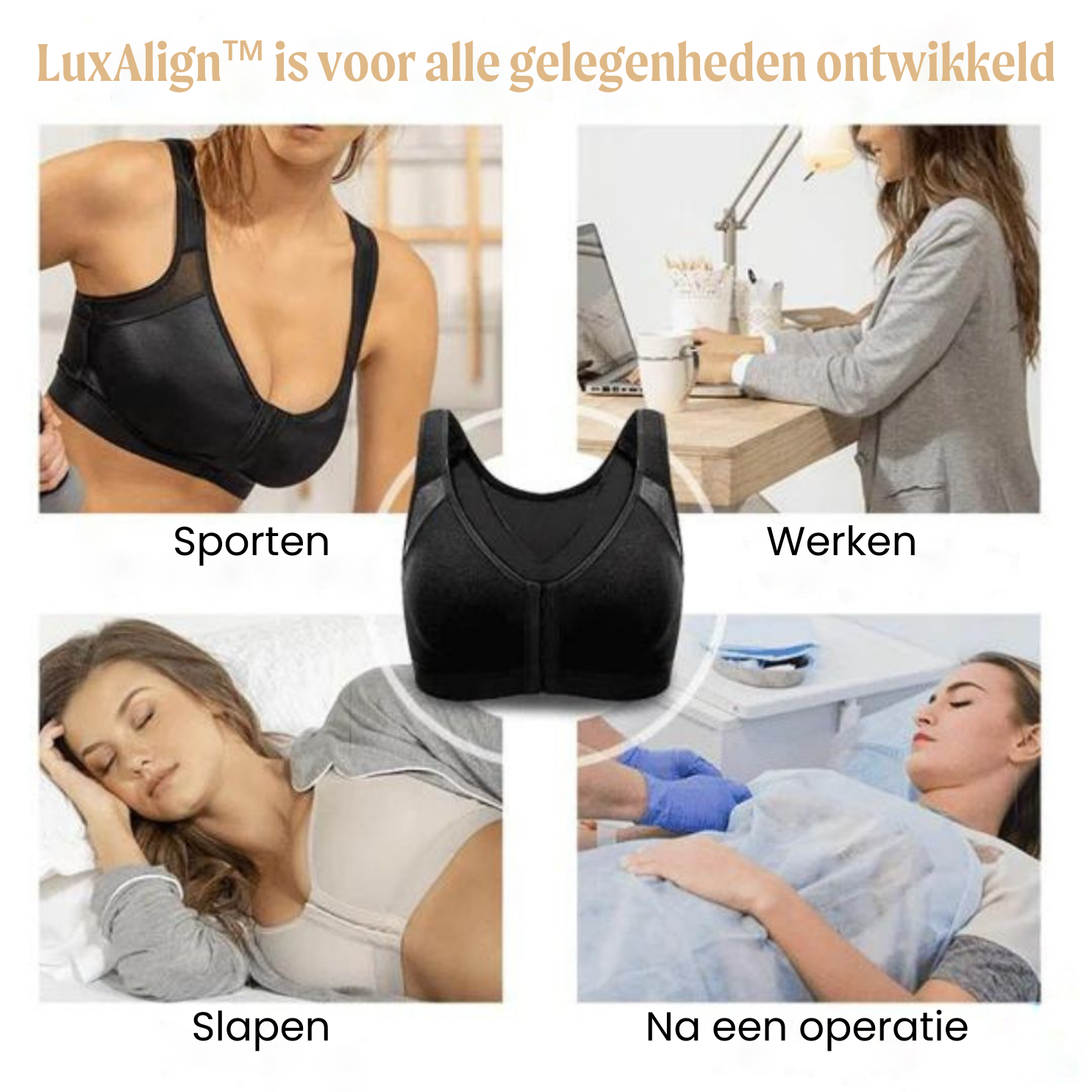 LuxAlign | Holdningskorrigerende bh for optimal komfort