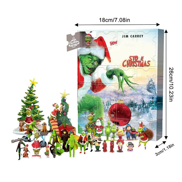 Monsteradventskalender – grön julkalender med överraskningar