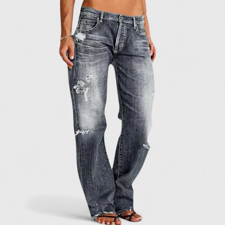 Denim Relaxed Fit Chic Denim Jeans – Åndbart Stof & Let Følelse