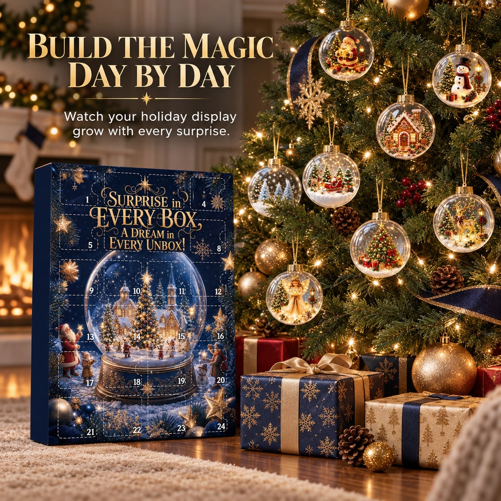 Christmas Bauble Advent Calendar 2026 – 24 Days Filled with Christmas Surprises