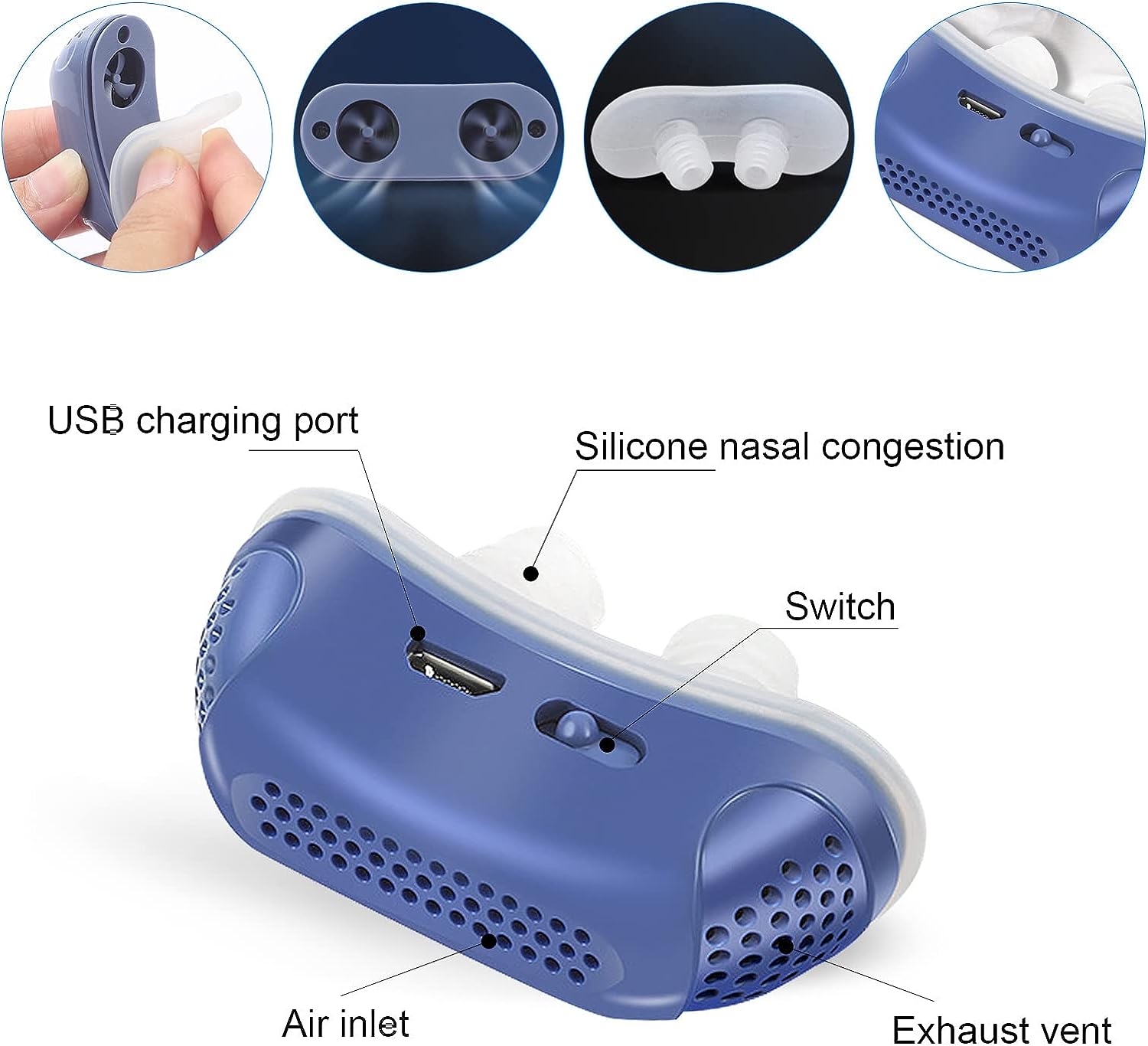 Micro CPAP Søvnapnø Enhed til Rejser & Anti-Snorken - CPAP Alternativ