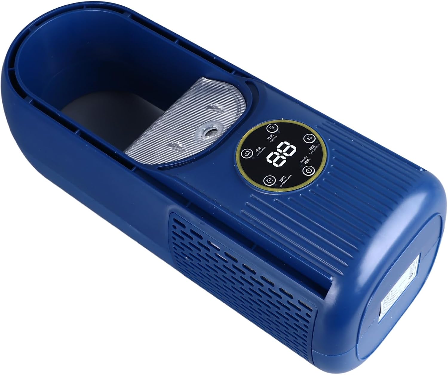 Bærbar bladløs mistende ventilator med 6 hastigheder og USB genopladeligt batteri