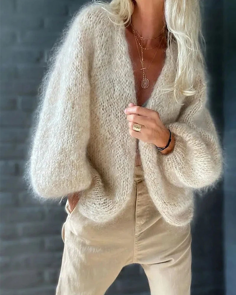 Anna Gilet Kvinde – Blød og Behagelig Cardigan med Tidøst Design til Vinter