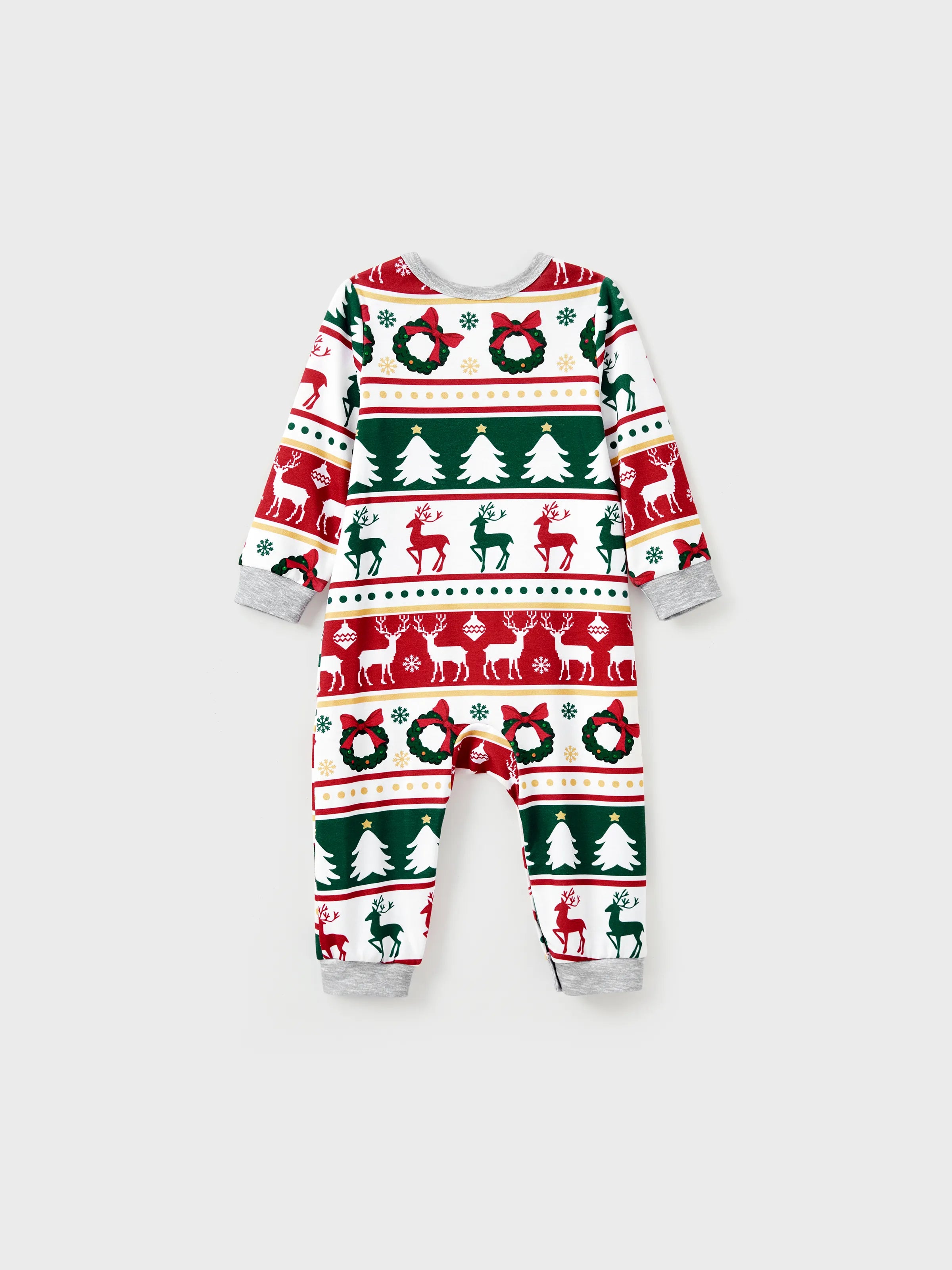 ReindeerJams | Familievenlige julepyjamas med rensdyr- og juletræsmønster samt ColorBlock-sokker