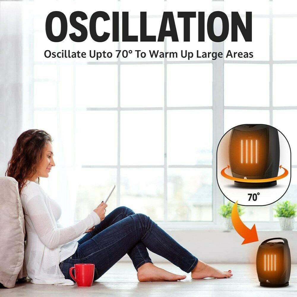 Electric Heater – Compact, Quiet Heating with Oscillation Function