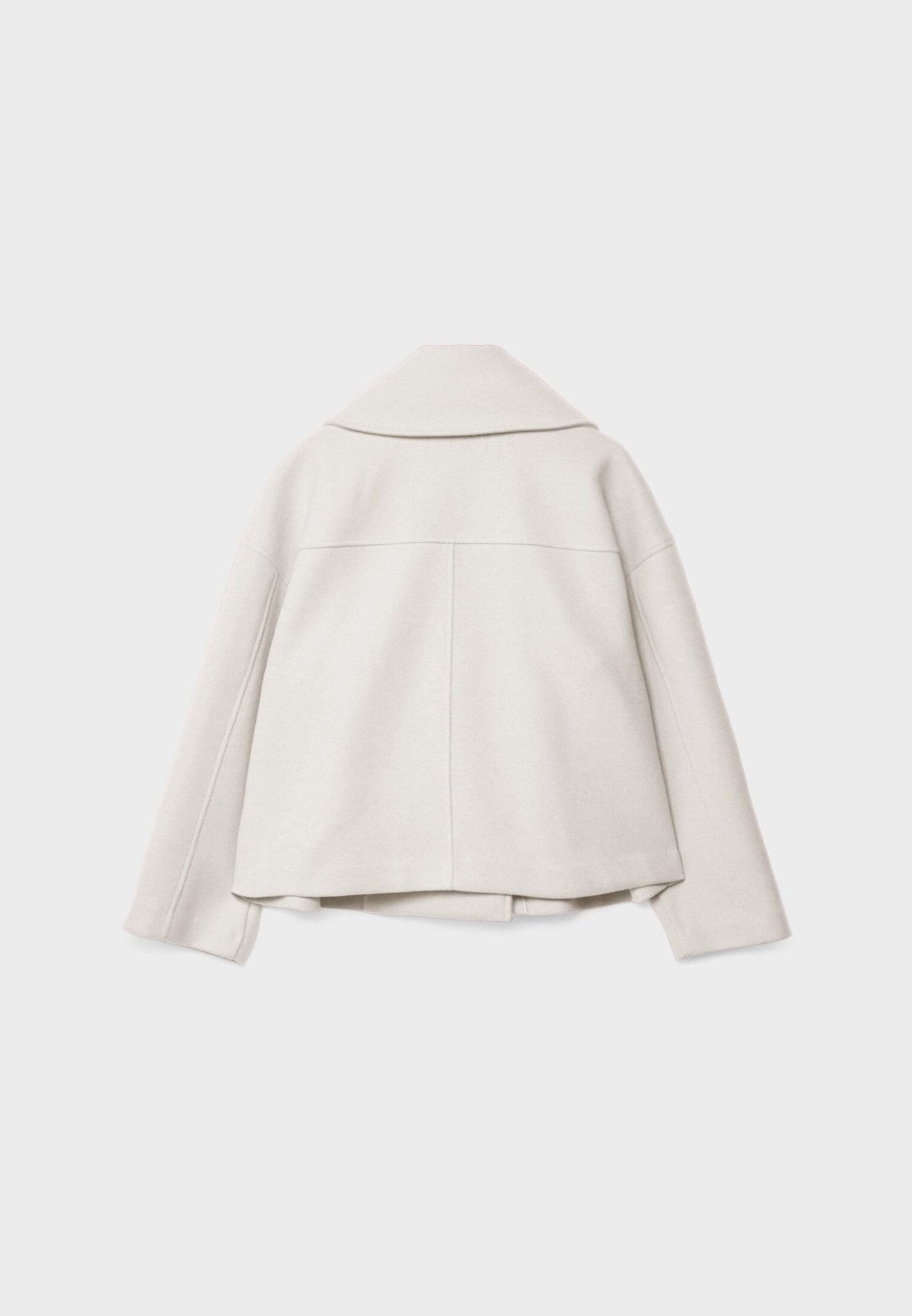 Eloise Cropped Jakke Kvinde – Elegant Skræddersyet Snit med Spidse Klapper & Dobbeltknaplukning