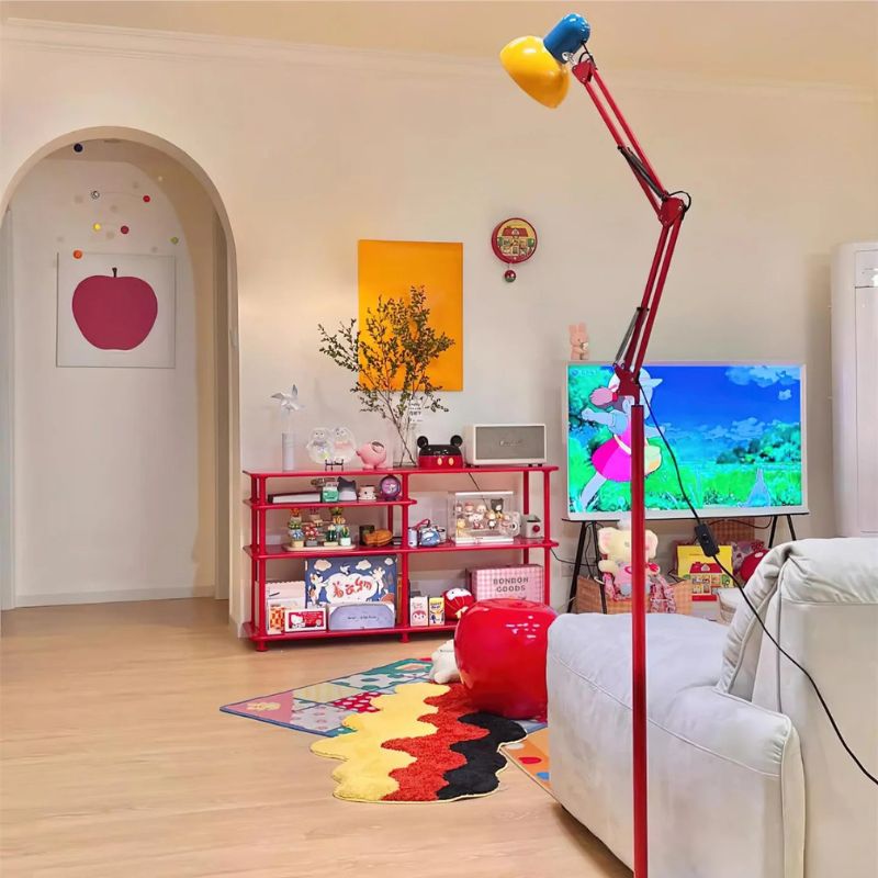 LumeStand - Sammenklappelig LED gulvlampe med stander til hjemmeatmosfære