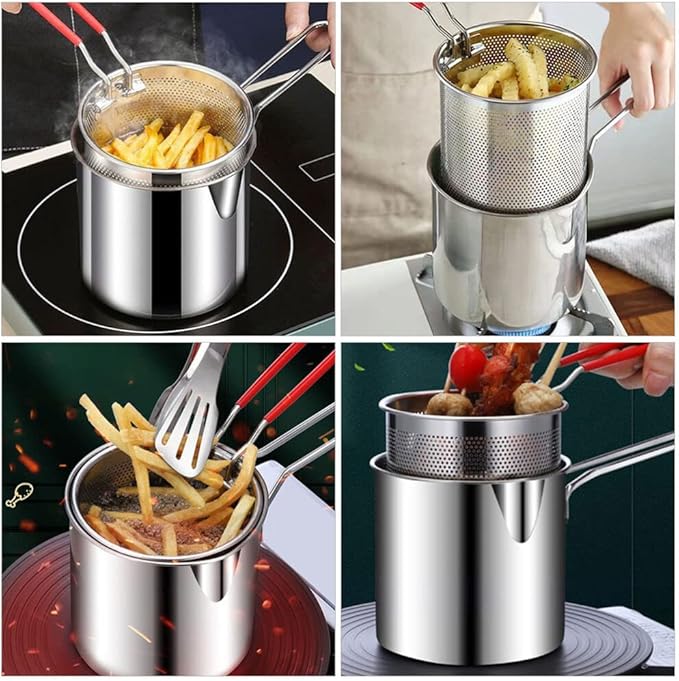 GourmetFry Deluxe Fritøjs til Kartofler | High-end fritøjs til sprøde og lækre kartofler derhjemme-zarada.dk