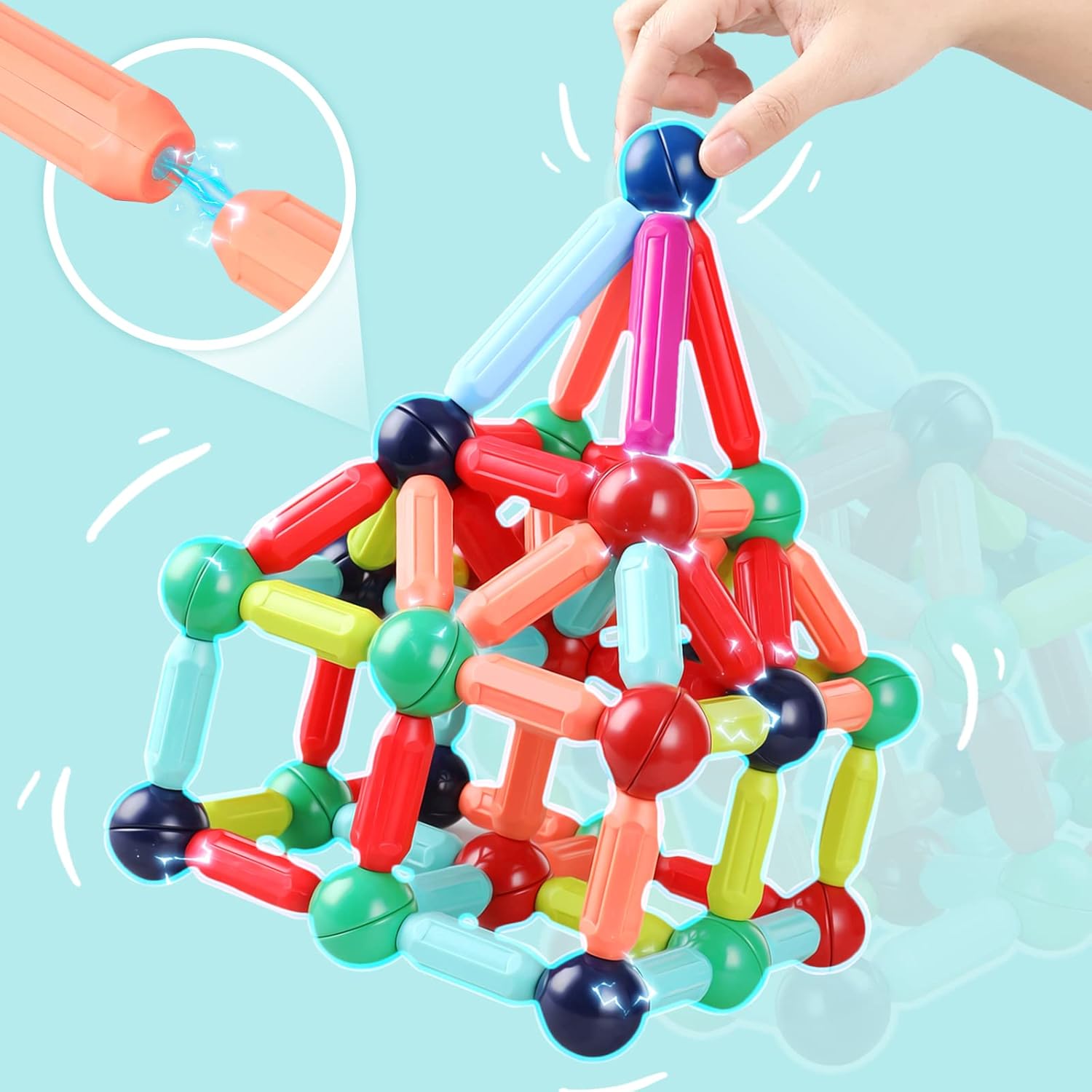 MagnetoBlok | Uendelig byggeri med magnetiske kreationer-zarada.dk