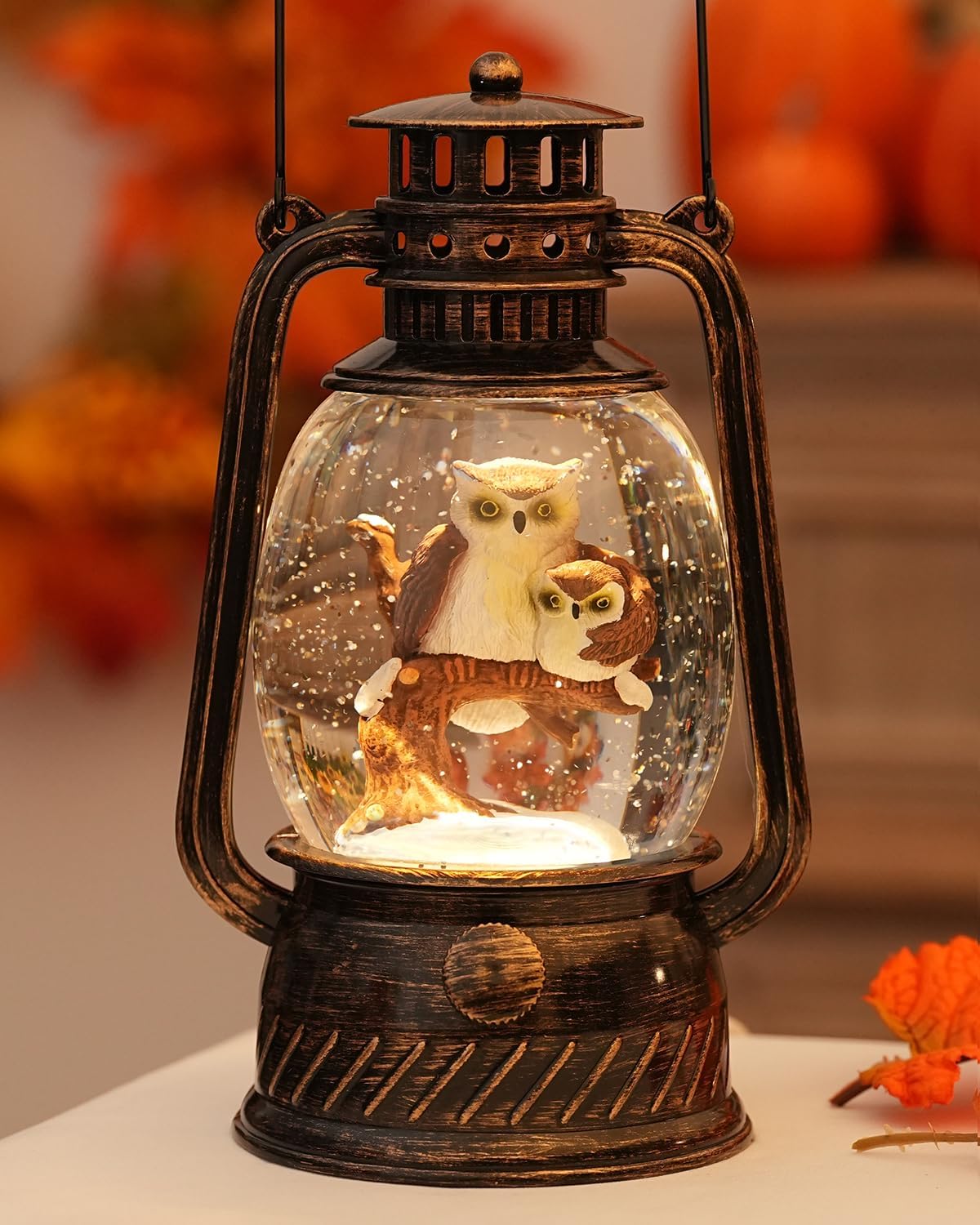 LED Pumpkin Light for Autumn Decoration – Warm Light with 6-Hour Timer