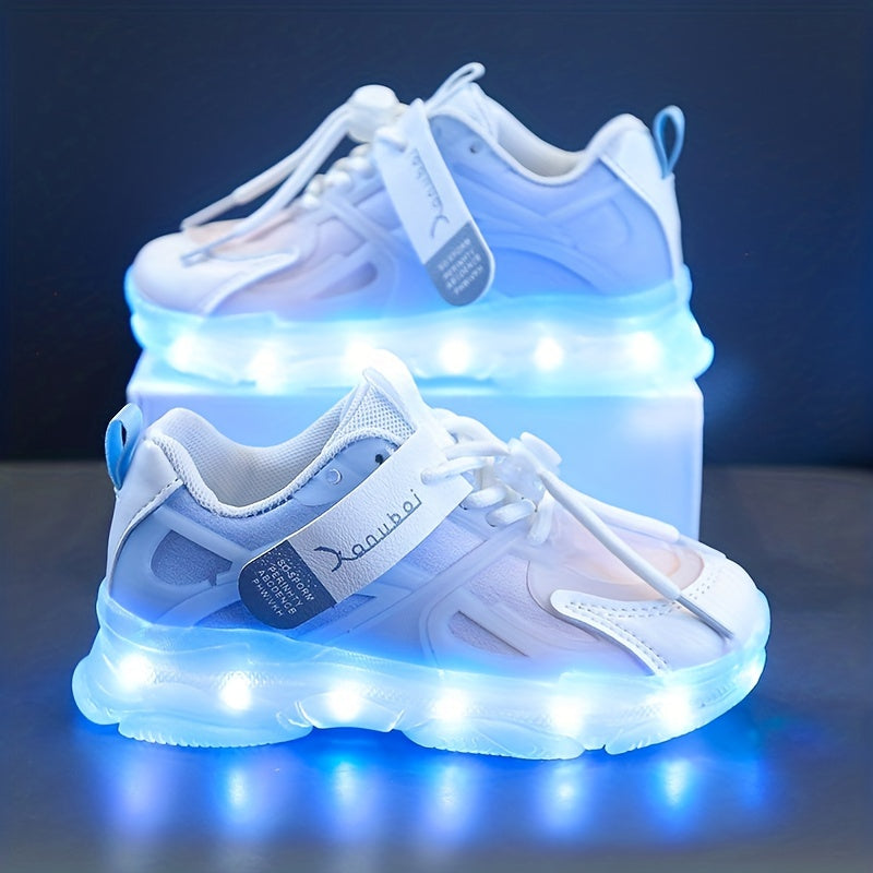 Lysende Sneakers til Børn – Farverige, LED-belysning for et Legende Udseende