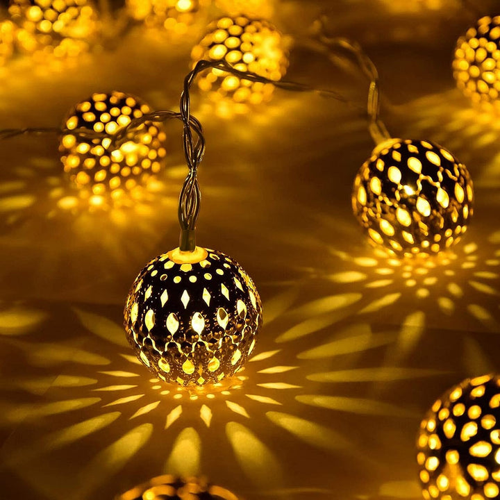 Moroccan Solar Light String – 12 m, 100 Waterproof LED Lights