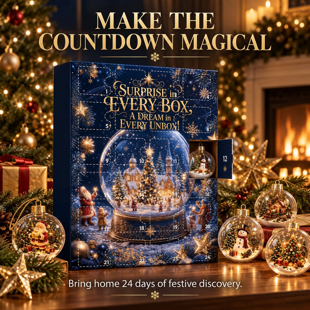 Christmas Bauble Advent Calendar 2026 – 24 Days Filled with Christmas Surprises
