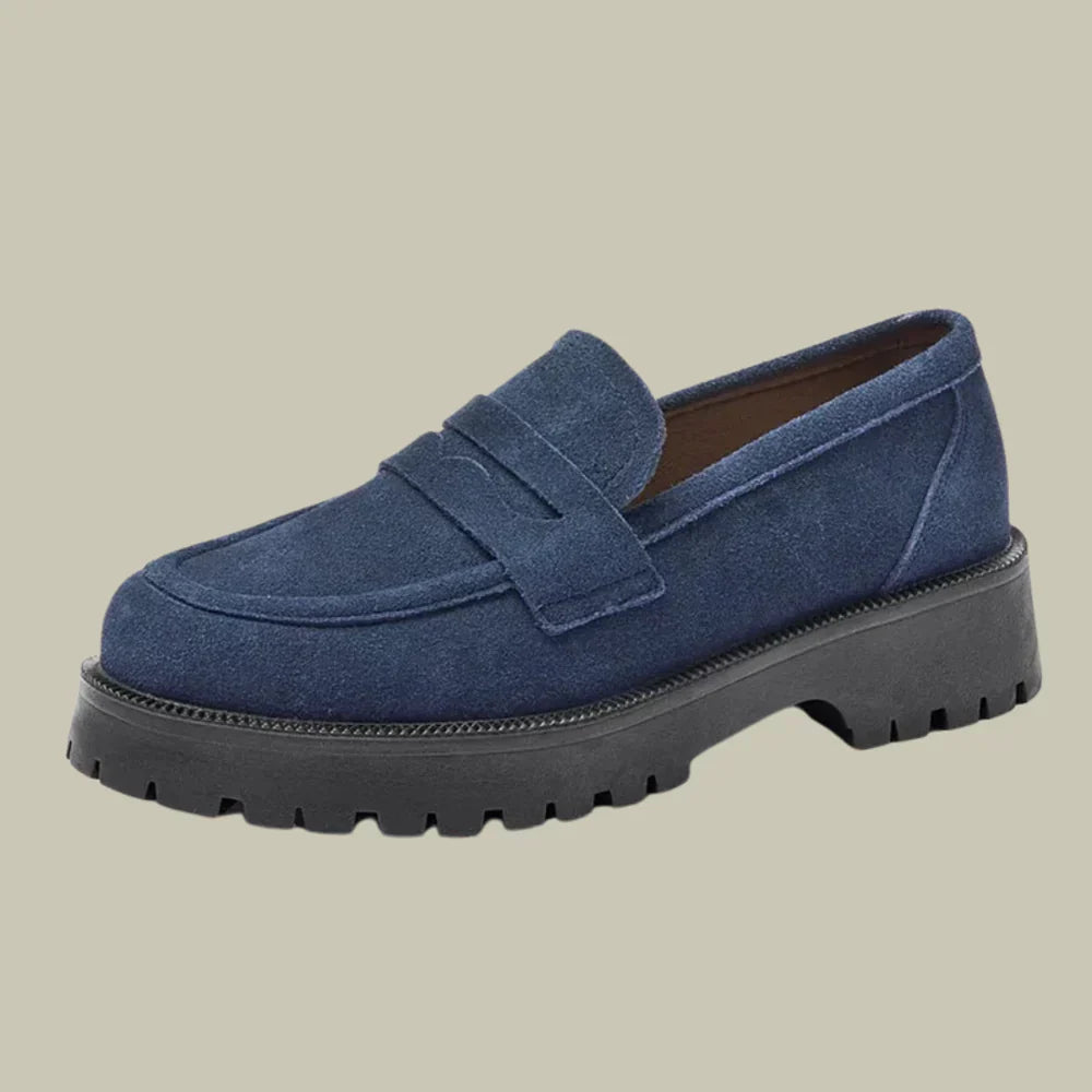 Kvinders Klassiske Chunky Loafers – Slip-On Komfort til Daglig Elegance