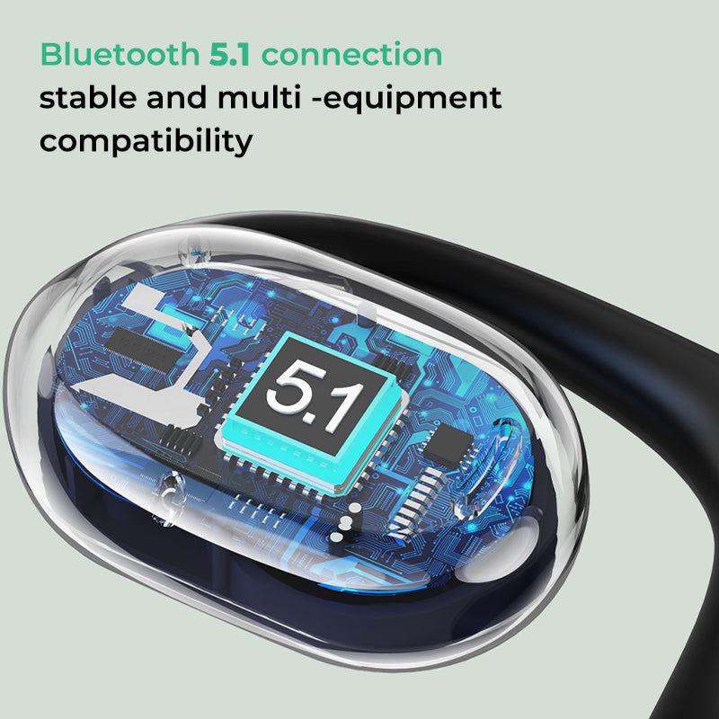 AirBeat Flex Åben Øre Bluetooth Hovedtelefon – Komfortabel & Sikker Sport